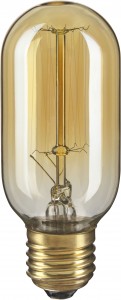 Navigator T45 E27 (10!) 60W цилиндр прозрачный, золотистый Винтаж NI-V-T45-SC15-60-230-E27 (10!)-CLG