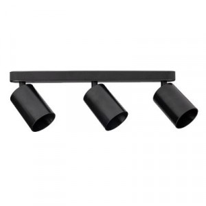 Jazzway св-к накладной под лампу 3xGU10 3х15W 55x82x140 черный IP20 PDL-R.5049383