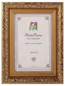 Фоторамка FA Садко 10х15 пластик семейная  золотой гобелен 58690