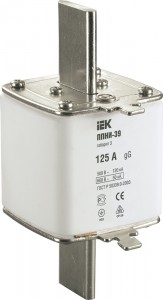 IEK Плавкая вставка предохранителя ППНИ-39, габарит 3,  125А