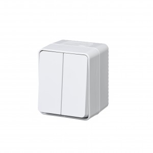 Schneider AtlasDesign Profi54 выкл. ОУ 2 кл. бел. (пл.осн., IP54, IK08) (12!) ATN540151