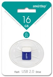 Флэш-диск (флэшка) USB  8Gb Smartbuy LARA Blue (SB8GBLara-B)