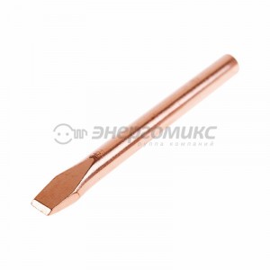 Rexant Жало медное O6.8 для паяльников 80Вт (тип: клин) цена за шт (5!), 12-9944