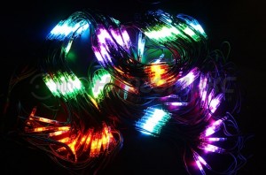 Гирлянда-сетка ул. 432LED разноцв. 2x3м (динам. код634183) чер.кауч, шнур в комп. 217-129 Neon Night