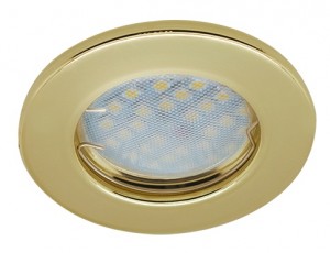 Ecola MR16 GU5.3 DL90 св-к плоский Золото (кратно 2!) 30x80 Light FG1621EFY