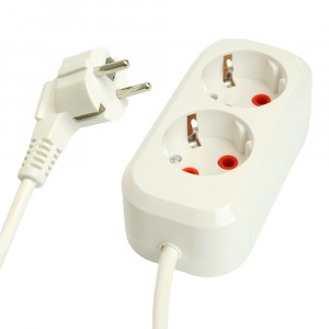 STEKKER Удлинитель 3x1, 2 роз., с/з белый 5м, Home HM06-21-05  (У10-001) 49341 78