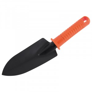 Совок садовый узкий (26см) сталь 1мм/ручка пластик., оранж Park HG0388B  270207