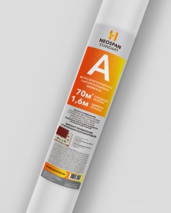 NEOSPAN A 70 м2, ветро-влагозащитная паропроницаемая мембрана, 65 г/м2, 4603740732376
