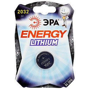 Э/п ЭРА CR2032 Lithium BL1 1129