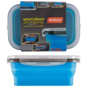Контейнер д/пищ. продуктов MIGLIORE с крышкой, 540мл, РР, силикон 985878 Mallony