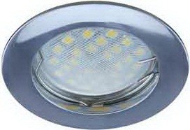 Ecola DL100 MR16 GU5.3 св-к литой Хром 24x75 FC1601EFF
