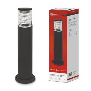 ASD/InHome св-к уличный/садовый напольный НБУ ART-PT-A60-BL А60 Е27 600мм алюминий/черный IP54 8499