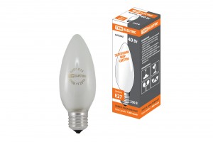TDM лампа свеча E27 40W матовая (100!) SQ0332-0018