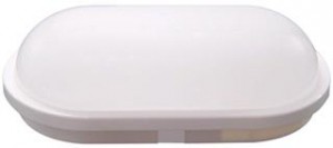 LEEK св-к св/д влагозащ. овал 12W(840lm) 6K без уп165x242x96 пласт/банник ЖКХ НПП IP65 LE061100-0014