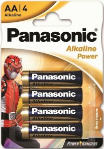 Э/п Panasonic Alkaline Power LR6/316 BL4 ПРОМО POWER RANGERS