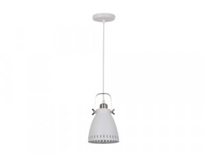 Camelion LOFT PL-428S-1  С71  Белый + хром (Светильник подвесной New York,  1х E27, 40Вт, 230В, мета
