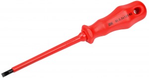 IEK ARMA2L 3 отвертка шлицевая диэлектрическая SL5,5х125 K2 A2L3-SC30-K2-SL-55-125