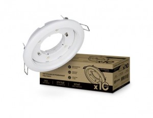 ASD/inHome GX53R-standard RW-10PACK св-к встр. 106(90)x38 металл/белый (цена за шт,10 шт/уп.) 6243