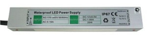 Ecola Блок питания для св/д лент 12V 20W IP67 178х29х21 (герметичный) B7L020ESB