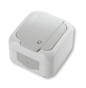 VIKO by Panasonic PALMIYE  роз. (земля) серый ОУ Серый 16А IP54 90555508