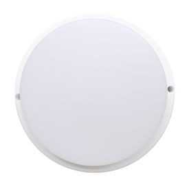Ecola св-к ЖКХ св/д 18W 6500K 6K Круг 175x45 мат. бел. IP65 ДПП DPRD18ELC