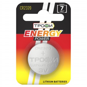 Э/п ТРОФИ ENERGY POWER CR2320-1BL (10/240/30240)