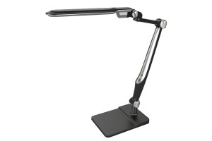Camelion KD-831 C02 св-к св/д настольный 10W(600lm) 3-6K, сенсор/диммер, +струбцина в компл, черный