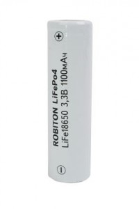 Ак-р Robiton 18/65 Li-Fe 18650 1100mAh 3.3V, 13119