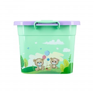 Коробка (контейнер) для хранения на защелках 15л (41,5*27*22см) Polly 438112000 Полимербыт