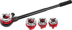 Набор клуппов №4 с трещоткой MIRAX 28240-H4: 1/2"-1 1/4", 5 предметов