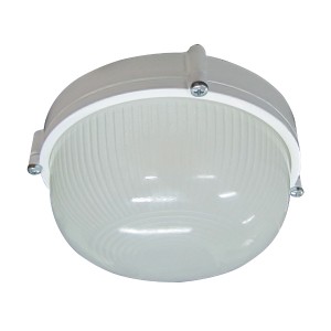 Элетех баня 1301 круг 60W E27 IP65 d187 алюмин. белый/стекло (уп.8 шт, цена за шт.) (РФ) 500934