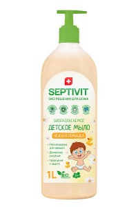Мыло жидкое Детское Ромашка 1л SEPTIVIT 162
