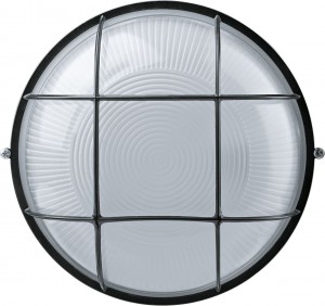 Navigator св-к влагозащит. R2 IP54 100W E27 круг с реш черный NBL-R2-100-E27/BL (12!) 94809