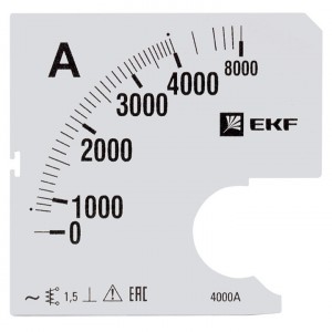 EKF Шкала сменная для A961 400/5А-1,5 PROxima s-a961-400