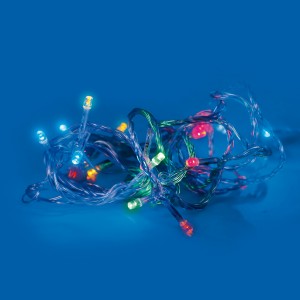 Гирлянда-нить ULD-S0250-020/STA 20LED разноцв. 2,5м, статика, прозр.провод, IP20 Uniel