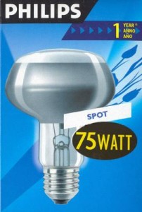 "Philips R80 E27 75W зеркальная матовая 4220