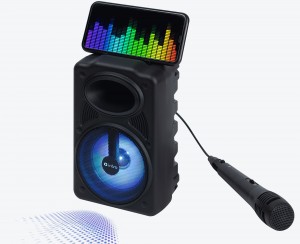 Intro Портативная колонка BRW440 bluetooth беспроводная с микрофоном акустич. черная 57183