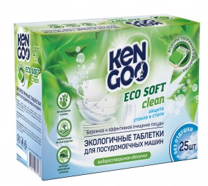 Таблетки для посудомоечных машин All-in-One бесфосфатные 25шт KENGOO ЭКО