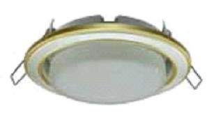 Ecola GX53 H4 св-к  2 цв.Золото-жемчуг-золото 38x106 FY53H4ECB