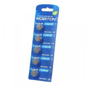 Э/п Robiton STANDARD R-AG13-0-BL5 (0% Hg) AG13 BL5, 16948