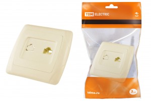 TDM Онега роз. комп. СУ 1 мест. сл. кость (RJ45) (10!) SQ1805-0051