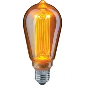 Navigator декоративная 4W NLL-SC17-ST64-4-230-1.8K-E27-PMMA, 64x142мм 14232