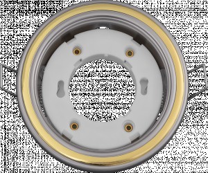Navigator св-к встр GX53 2 кольца 106(90)x38 серебро-золото NGX-R10-003-GX53 93067