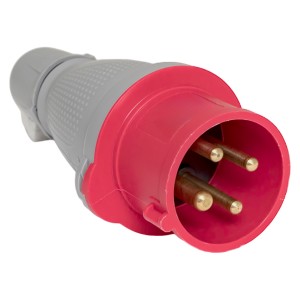 EKF PROXIMA силовая вилка CEE 014 переносная 3Р+РЕ 16А 380В IP44 ps-014-16-380-PRO