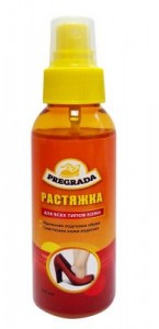 Растяжка д/обуви (спрей) 100мл. (д/гладкой кожи) PREGRADA PR-104