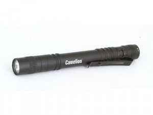 Camelion фонарь ручной LED51517 (2xLR03 в комп.) 1св/д 3W(100lm) алюминий, 3 реж.,  до 200 м, BL