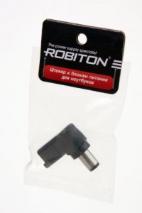 Штекер к блоку питания Robiton NB-LUAE 6,5x3,0/10мм BL1, 10074