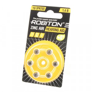 Э/п Robiton HEARING AID ZA10 (10, PR70, DA230, V10) BL6 для слуховых аппаратов, 16911