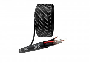 ЭРА Simple Кабель д/видеонабл. KL-0.75 КВК-П 2+2x0,75 CCS черн OUTDOOR PE (бух200м, цена за бух) 106