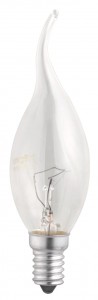 JAZZWAY CT35 E14 60W свеча на ветру прозрачная .3321468